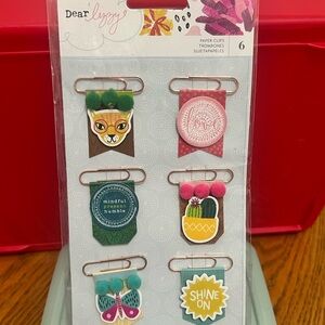 Dear Lizzy Decorative Paper Clips Set - Multicolor